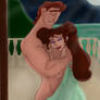 Hercules and Meg-Wedding Night