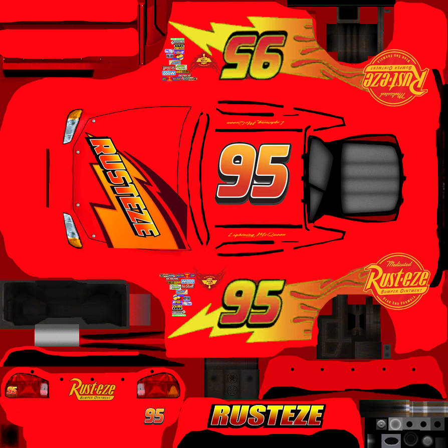 lightning mcqueen custom texture by Dashcrack on DeviantArt