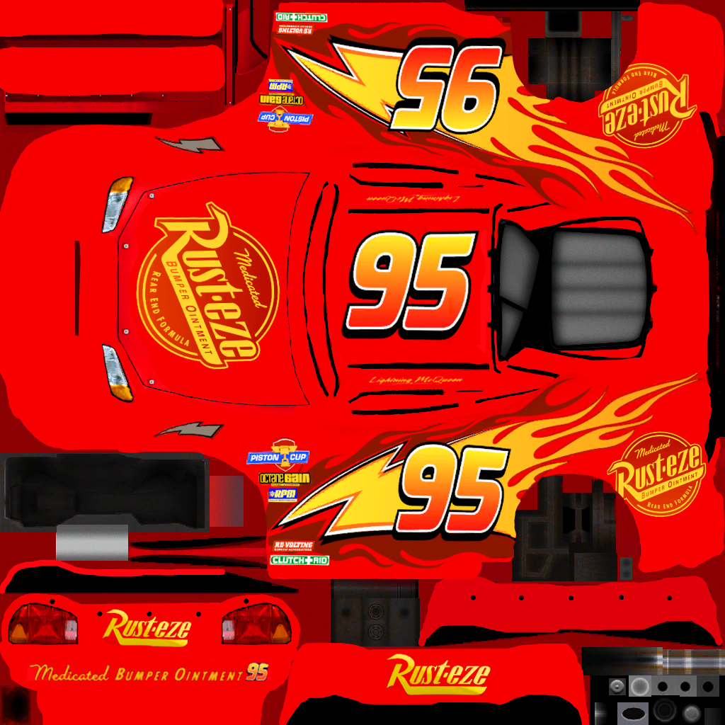lightning mcqueen cars 3 new texture by Dashcrack on DeviantArt