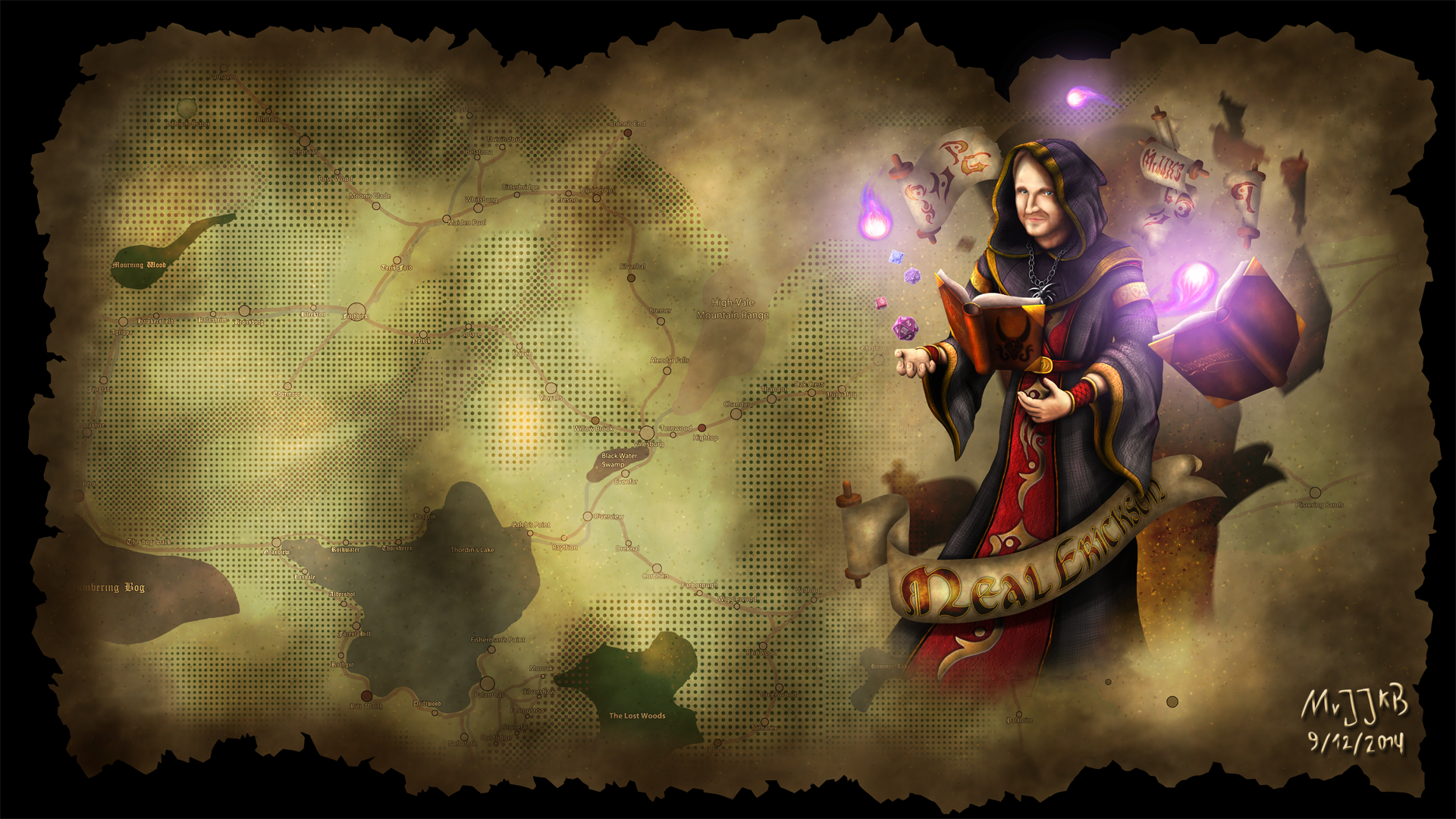 Dungeonmaster Neal Erickson (with Background/16:9) by MrJJKB on DeviantArt Dungeonmaster Neal Erickson (with Background/16:9) by MrJJKB on DeviantArt