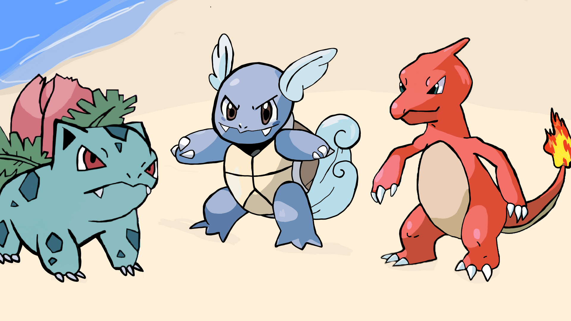 Pokemon ivysaur charmeleon deals wartortle