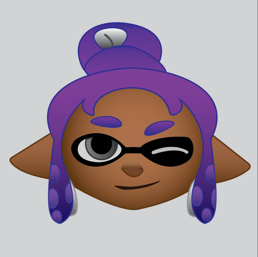 Inkling Face Portrait by Arcshae on DeviantArt