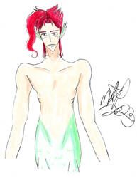 Merman Kakyoin as he looks at you