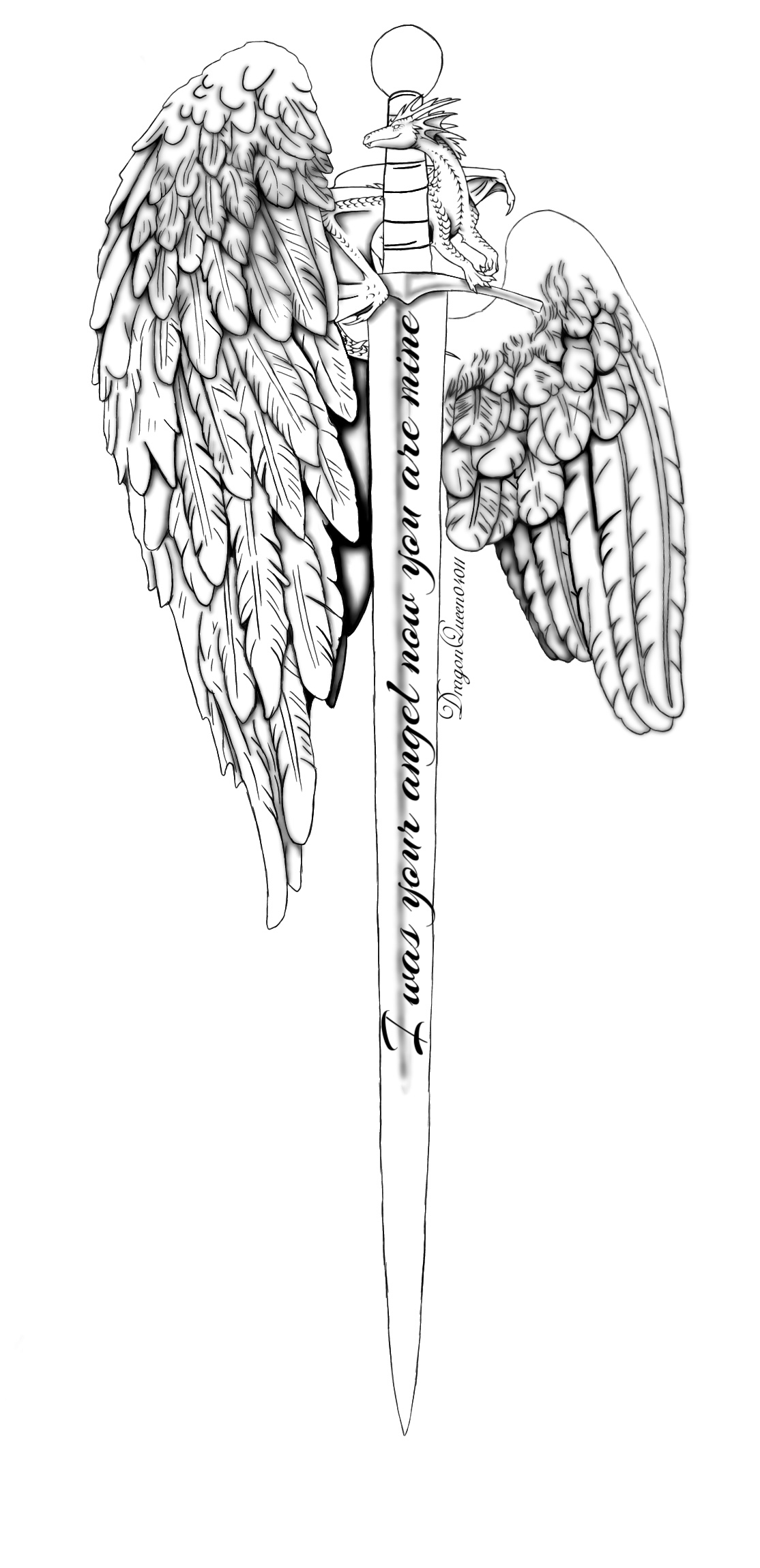 Memorial Tattoo Sketch