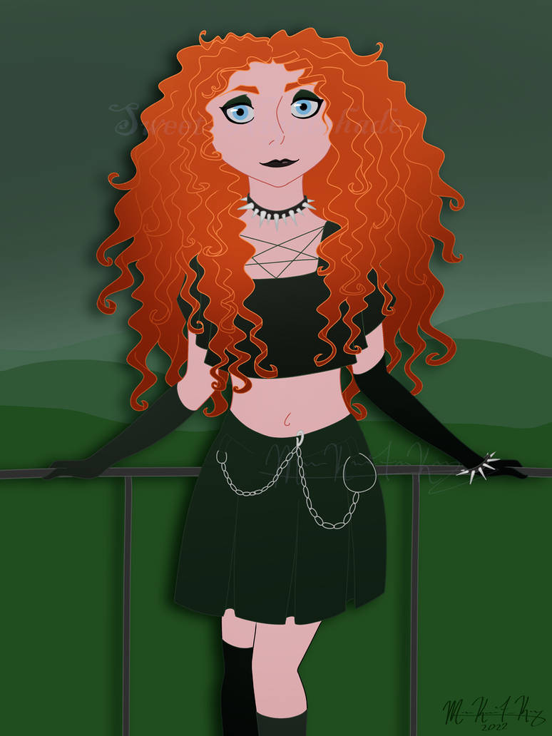 Goth Merida by Sweet-Nightshade on DeviantArt
