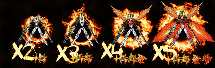 ICGreymon evolutions