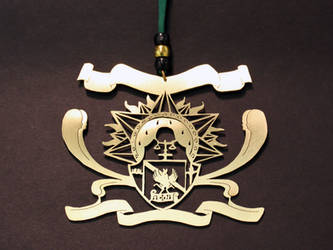 Omega Phi Beta Crest tiki