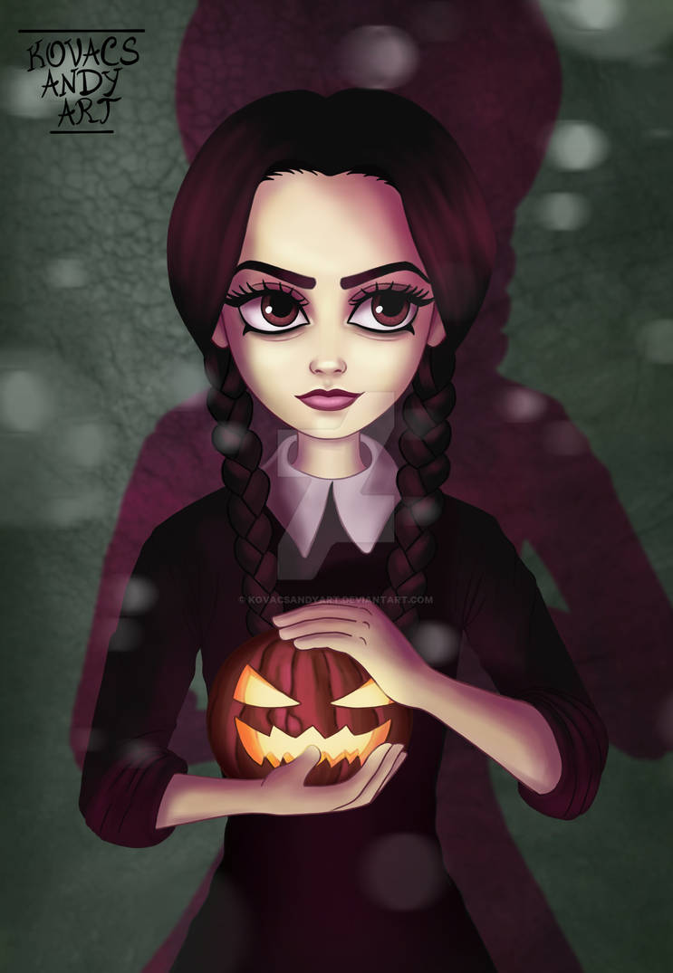 Wednesday Deviantart Wednesday Addams fanart :) by Kovacsandyart on DeviantArt