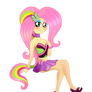 Fluttershy Vector EG Rainbow Rocks