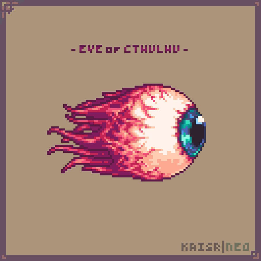Eye Of Cthulhu Terraria By KaisrNeo On DeviantArt eye-of-cthulhu-terraria-by-kaisrneo-on-deviantart