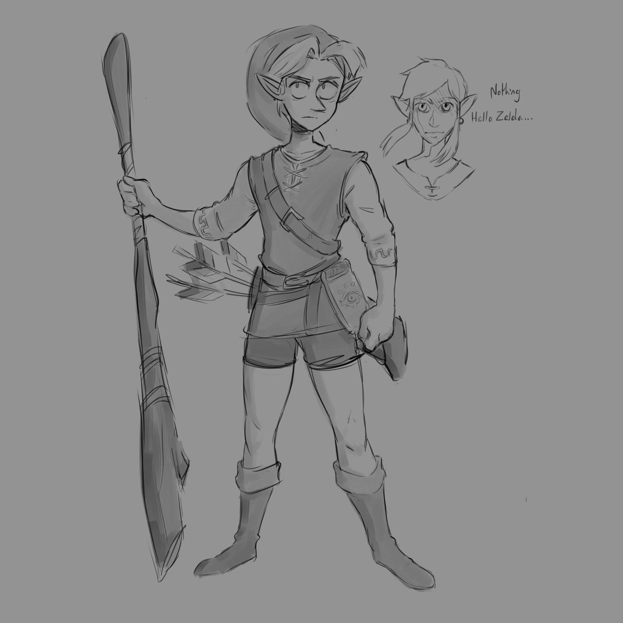 Botw Link Fanart/Redesign by Snoblin on DeviantArt
