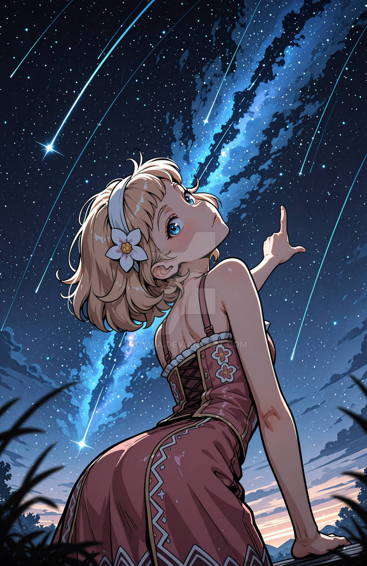 Look! It's raining stars! by ndyvia on DeviantArt