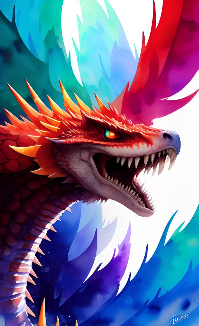 Fox Dragon Deviantart Fox Patterned Dragon by Robgigidabert on DeviantArt