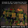 if the turtles were 15 in 1987 they would be 41!