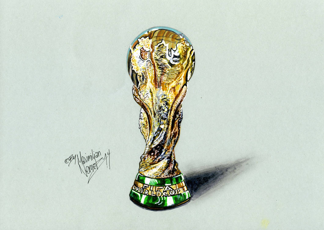Кубок чемпионата мира по футболу рисунок