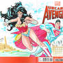 Wonder Woman Superman sketch cover