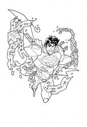 New 52 Superman inks
