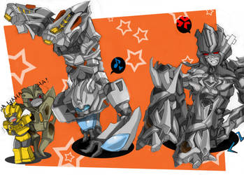 Jazz v. Megatron-Breakdance xD