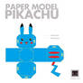 BLUE PAPER PIKA 3D