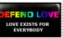 Spread Love Defend it-Sticker.
