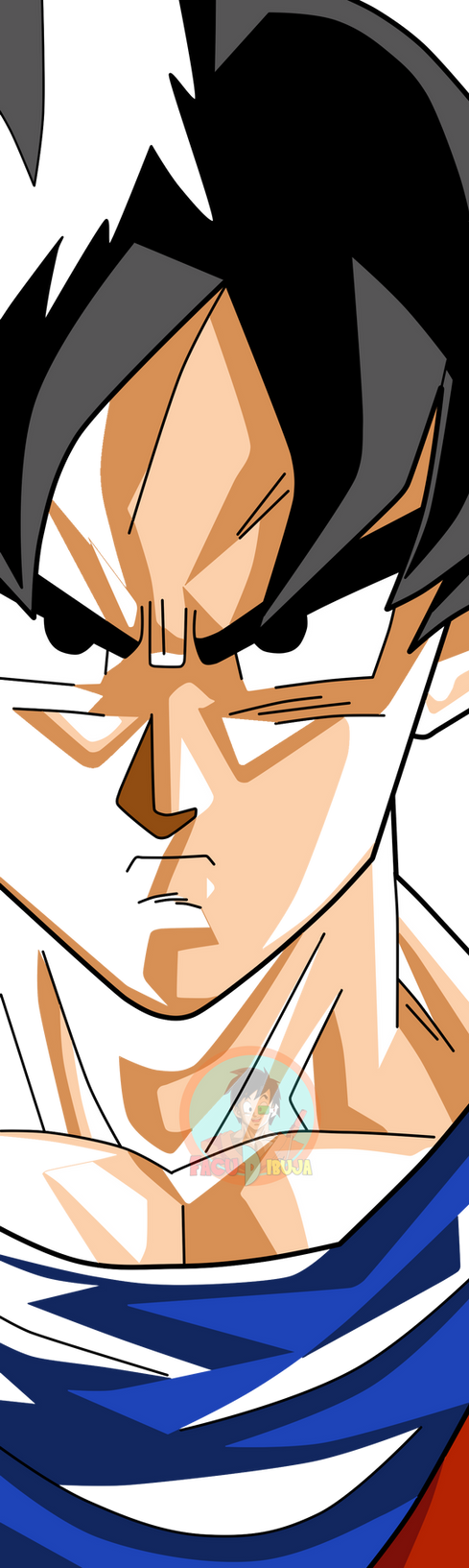 Goku de perfilFacuDibuja by FacuDibuja on DeviantArt