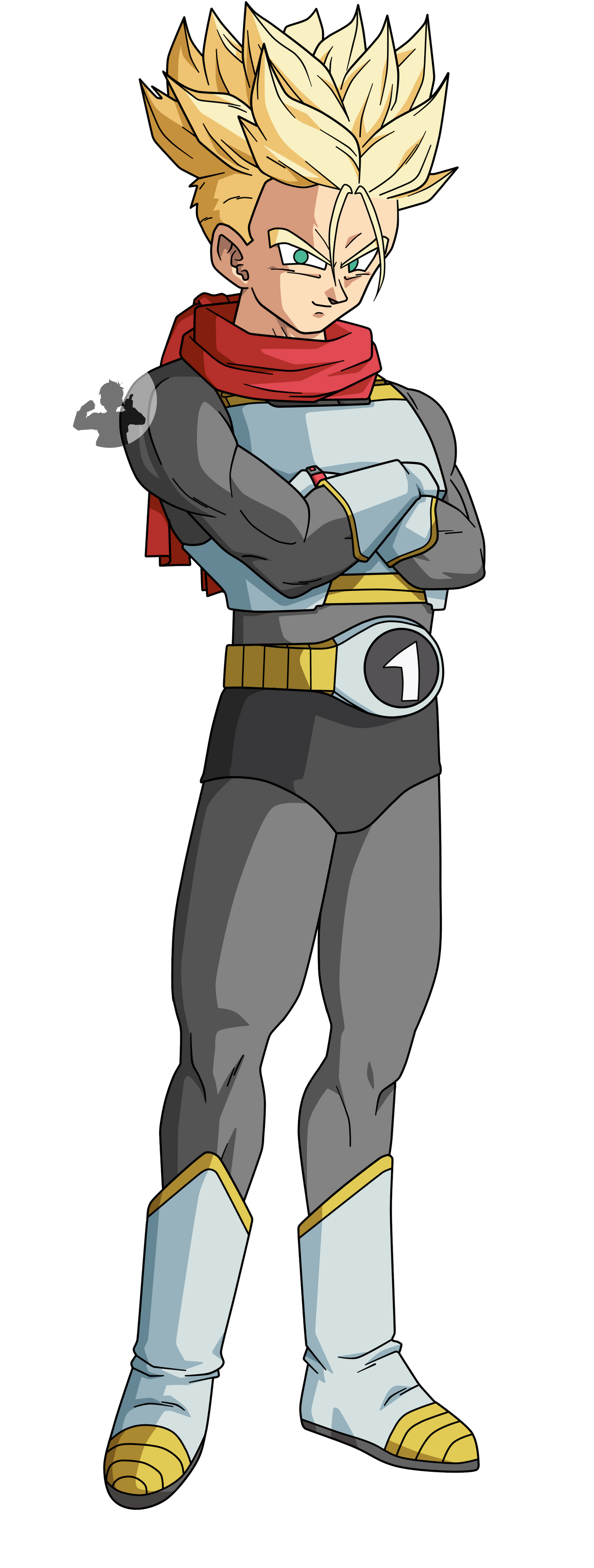 Sayan Man Trunks Great Saiyaman x1 SSJ | FacuDibuja by FacuDibuja on DeviantArt
