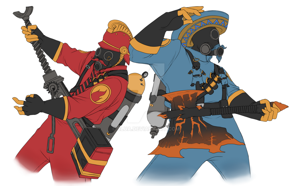 TF2 Pyro Air-Guitar by blua on DeviantArt