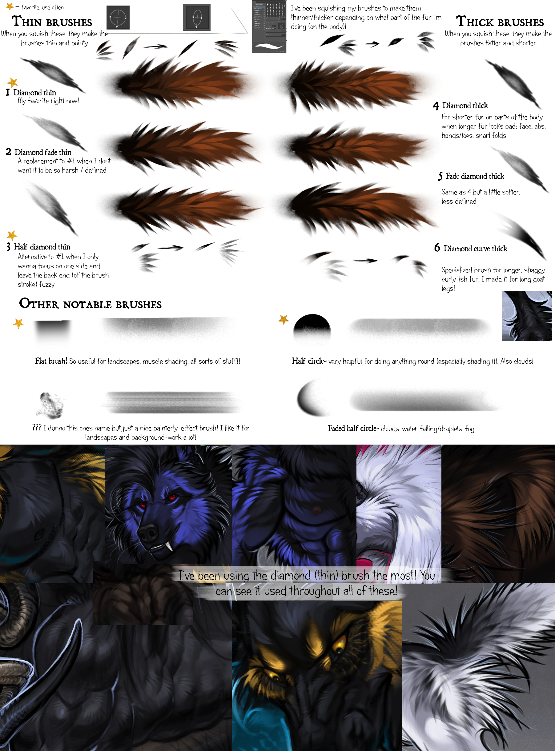 Some new fur brushes Jan 2026!
