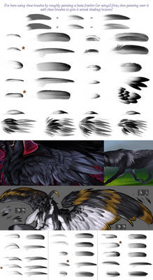 Some more feather and fur brushes! (Free, ABR)