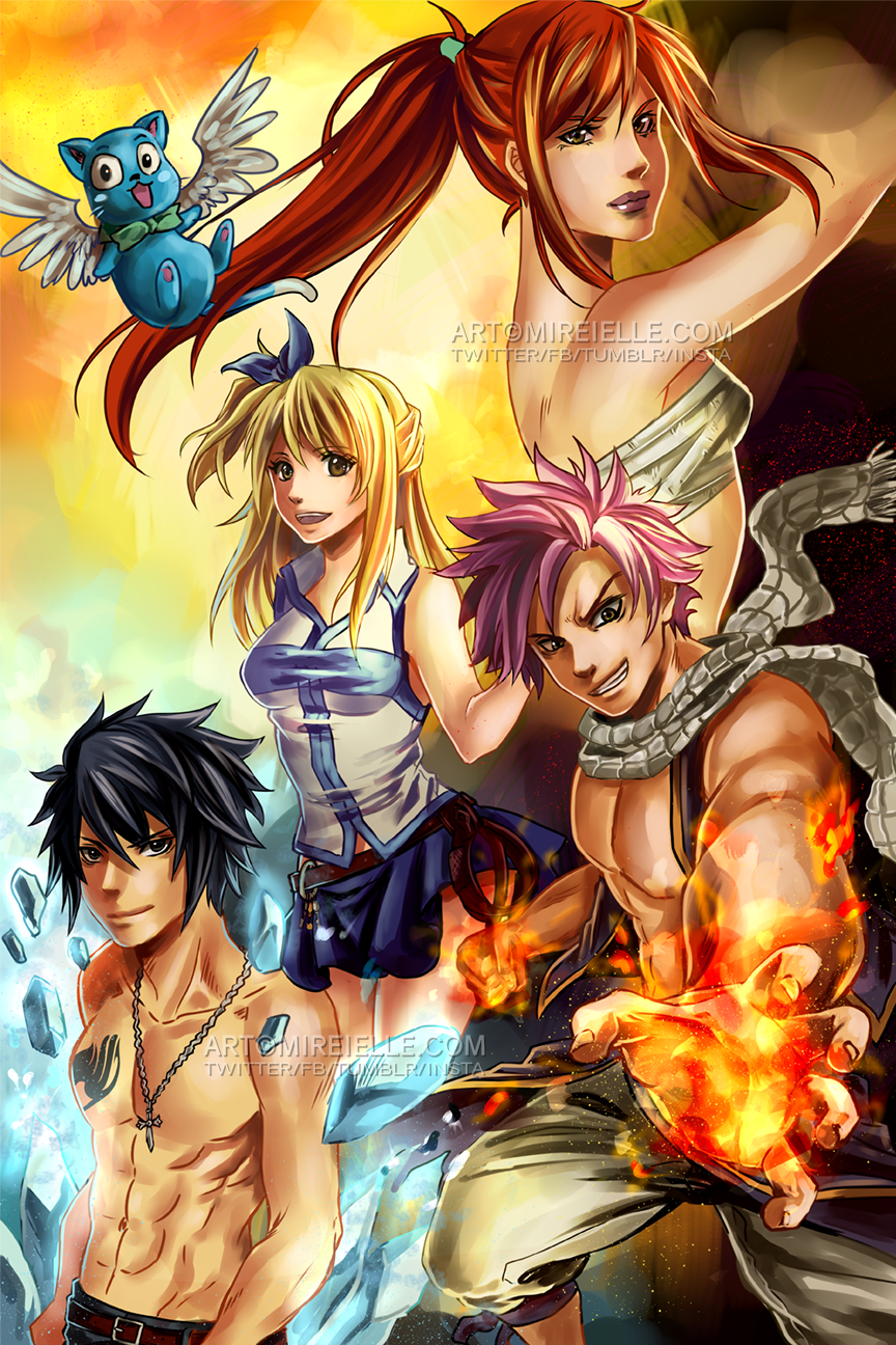 Fairy Tail Guild Anime Manga Art Print Poster, Various sizes from