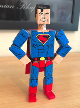 Max Fleischer Superman cardboard action figure