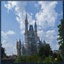 Cinderella Castle Cloudy Day