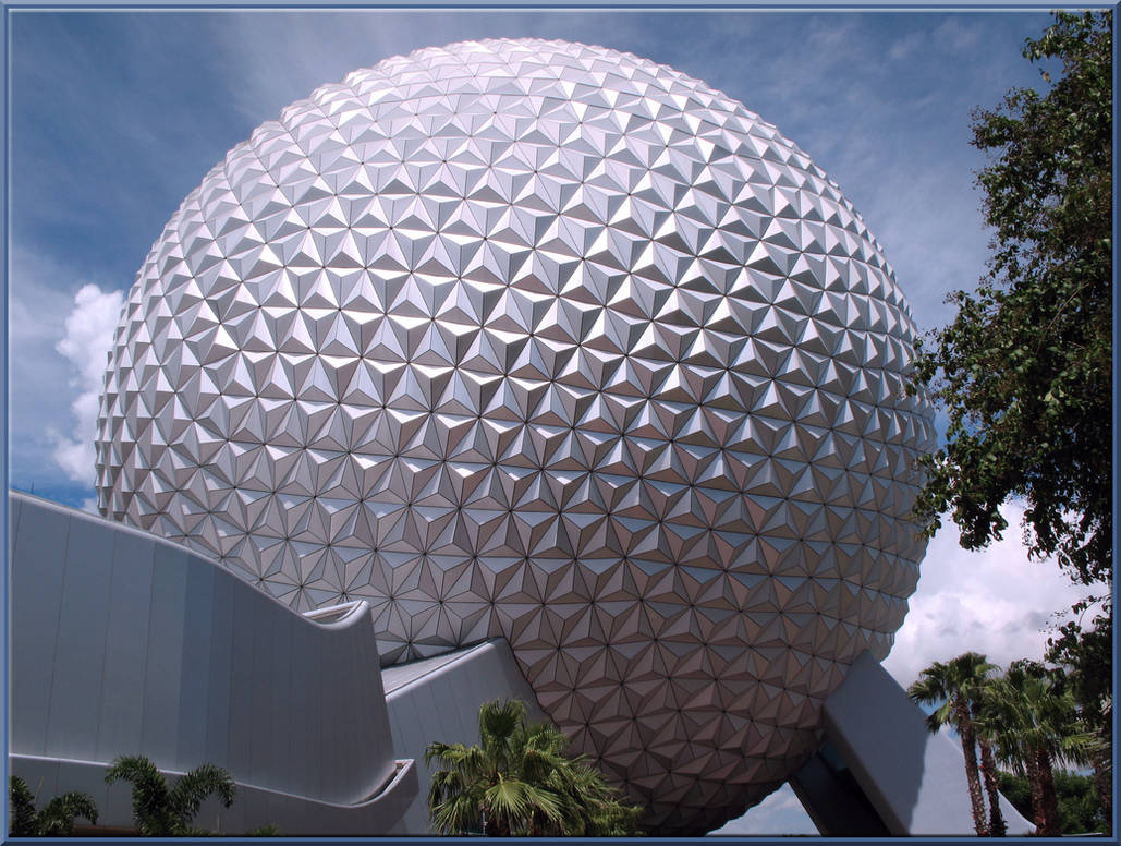Epcot Spaceship EarthWallpaper FTU by WDWParksGal on DeviantArt