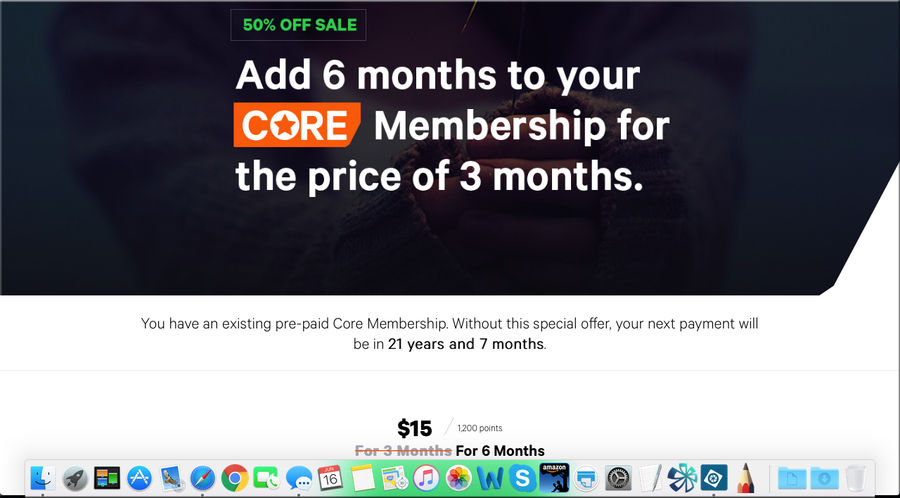 Core Renewal Offer - I had Better Hurry and Renew