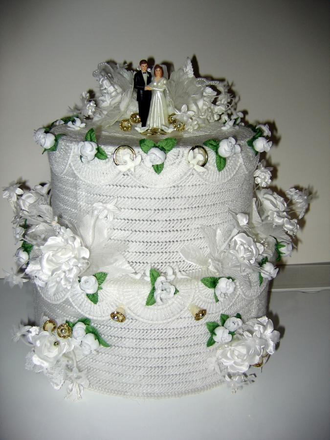 Wedding Cake Card Box - Front