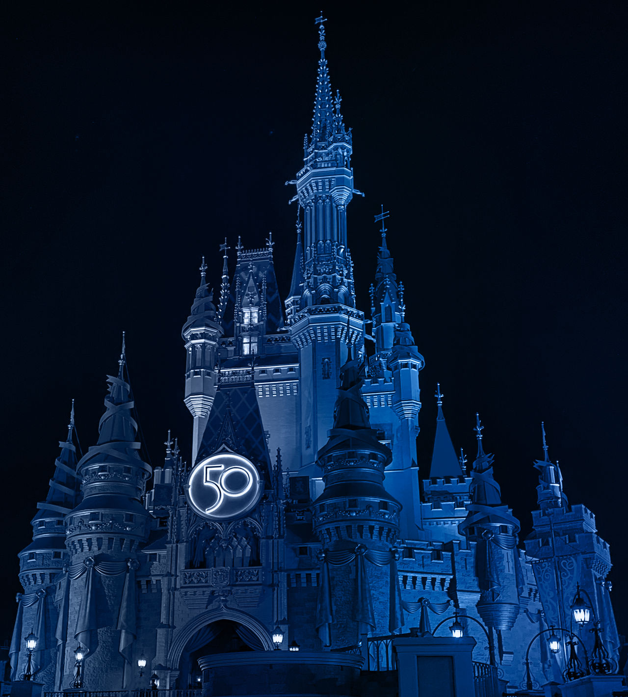 Castle Gradient 50th Anniv Cinderella Castle Gradient Overlay FTU by WDWParksGal on ...