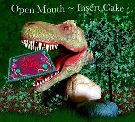 Open Mouth Insert Cake BD Card FTU