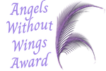 Lilac Feather Angels Without Wings Text FTU