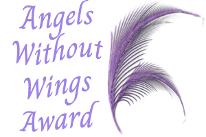 Lilac Feather Angels Without Wings Text FTU