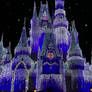 Cinderella Castle Christmas Lights Wallpaper IMG