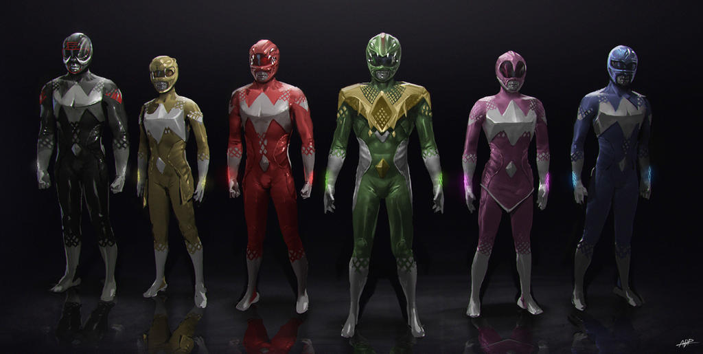 Power Rangers Redesign by XxADRxX on DeviantArt