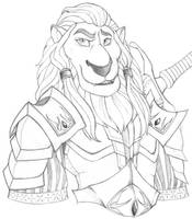 Leodore: The Guilded Lion - Sketch