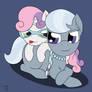 Sweetie Belle and Silver Spoon