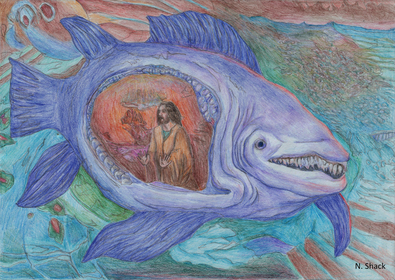 Jonah And The Big Fish By Flabbergastingdragon On DeviantArt Jonah and the big fish by flabbergastingdragon on deviantart