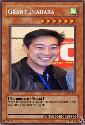 Mythbusters YuGiOh Card IX