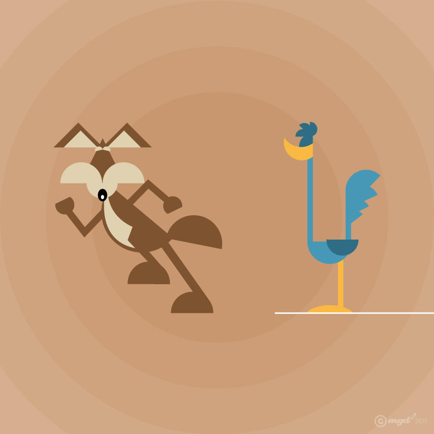 Wile E. Coyote and Road Runner by pencil-addict on DeviantArt