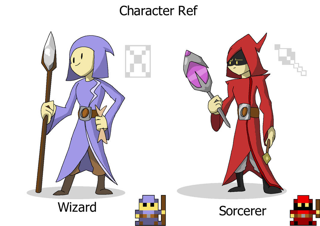Wizard and Sorcerer Reference by MyDignity on DeviantArt