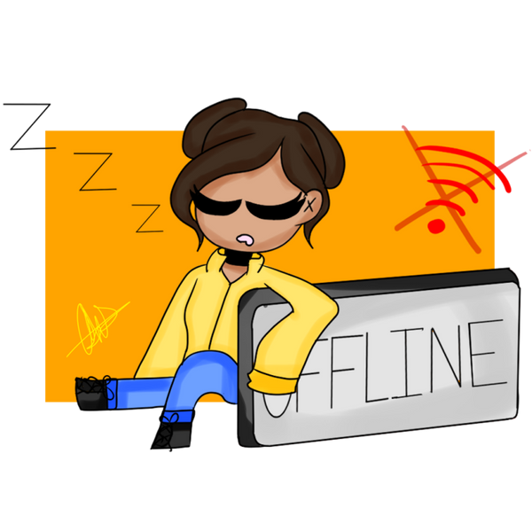 OFFLINE (Digital Drawing) by LittleCharaYT on DeviantArt