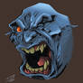 Monster face coloured Final