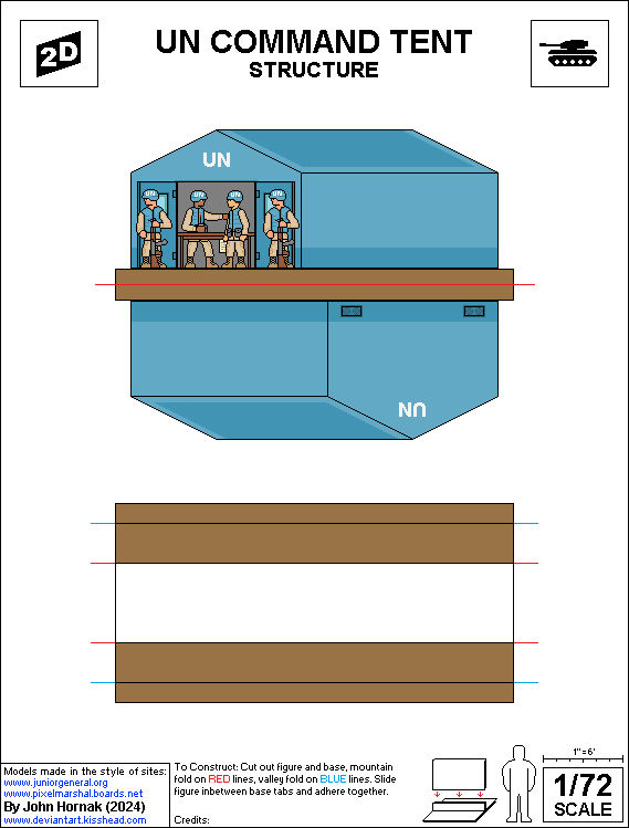 Un Command Example Drawing 0548 2D Structure UN Command Tent Blue by Kisshead on DeviantArt